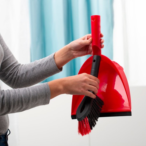 Vileda 2 in 1 Dustpan and Brush Set        thumbnail 3