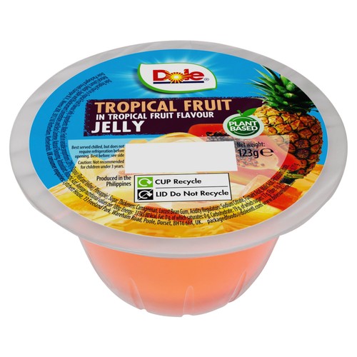 Dole Fruit in Jelly Tropical Fruit in Tropical Flavour Jelly 123g thumbnail 3