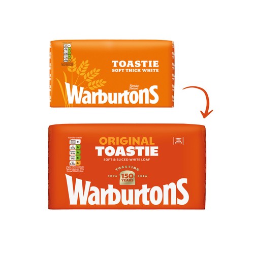 Warburtons White Toastie Bread 800g thumbnail 2