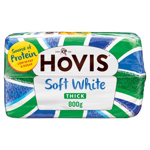 Hovis Soft White Thick Bread 800g