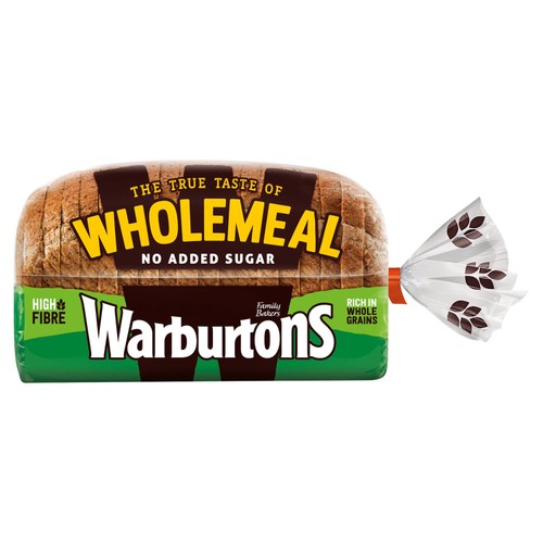 Warburtons Wholemeal Medium Bread thumbnail 2