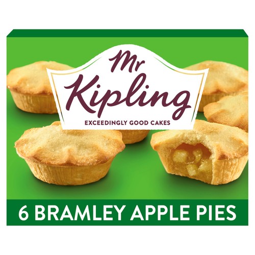 Mr Kipling Bramley Apple Pies Multipack Snack 6pk