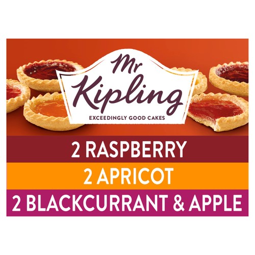 Mr Kipling Jam Tarts Cakes 6 Pack