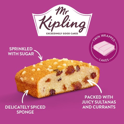 Mr Kipling Country Slices Cakes Multipack Snack 3x2pk thumbnail 2