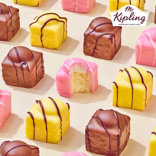 Mr Kipling French Fancies Cakes Multipack Snack 8pk thumbnail 3