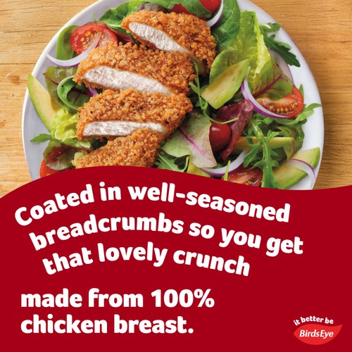 Birds Eye 2 Southern Fried Breaded Chicken Breast Steaks 180g thumbnail 3