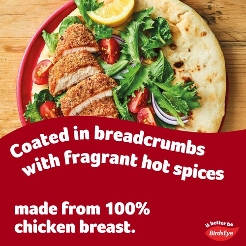 Birds Eye 2 Hot & Spicy Chicken in Breadcrumbs 180g thumbnail 3