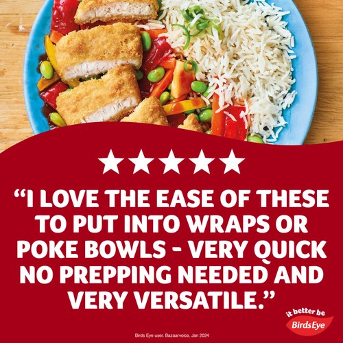 Birds Eye 2 Crispy Tempura Battered Chicken Breast Steaks 170g thumbnail 5