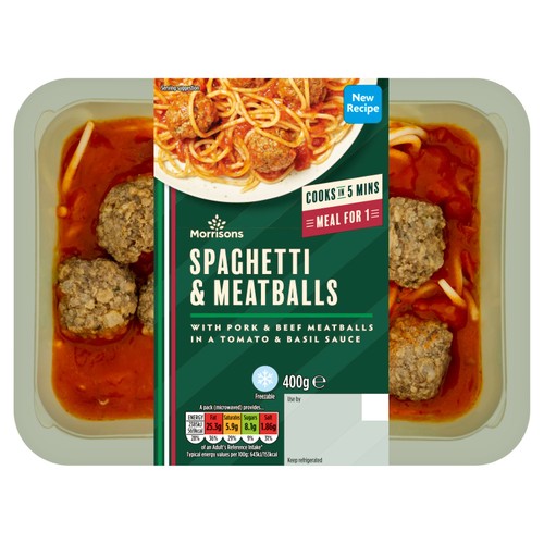 Morrisons Spaghetti & Meatballs 