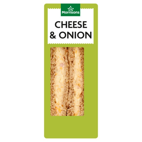Morrisons Cheese & Onion Sandwich