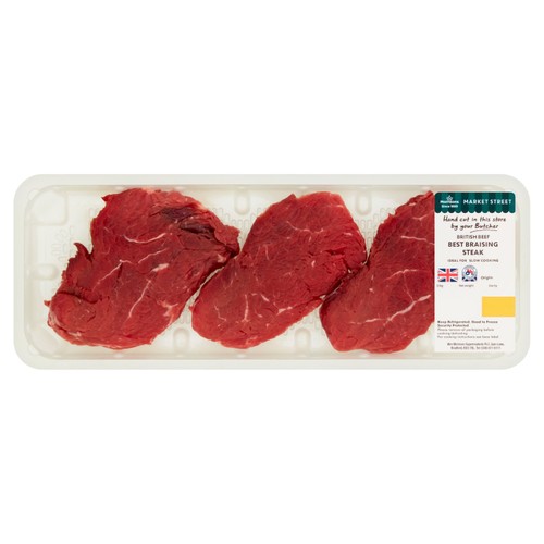 Morrisons British Best Braising Steak 600g
