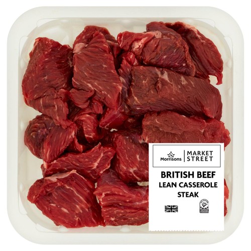 Morrisons British Lean Casserole Steak 650g