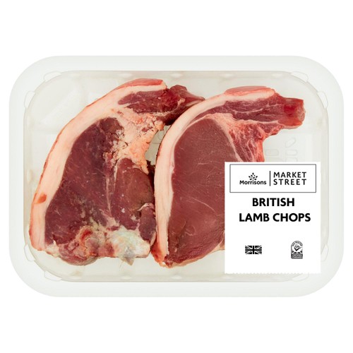 Morrisons British Spring Lamb Chops 350g