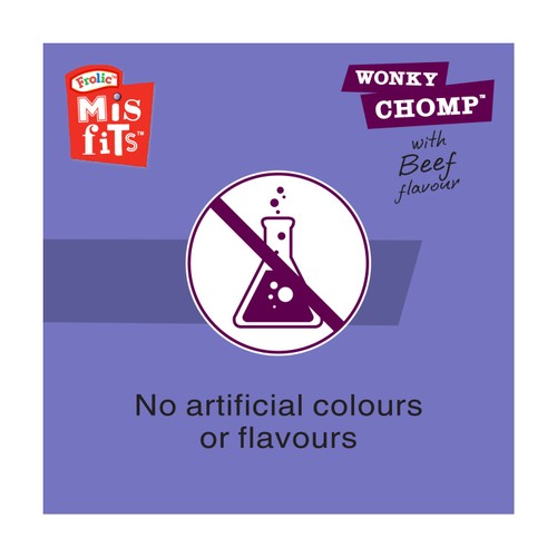 Misfits Wonky Chomp Adult Medium Dog Treats Liver 2 Stick  thumbnail 2