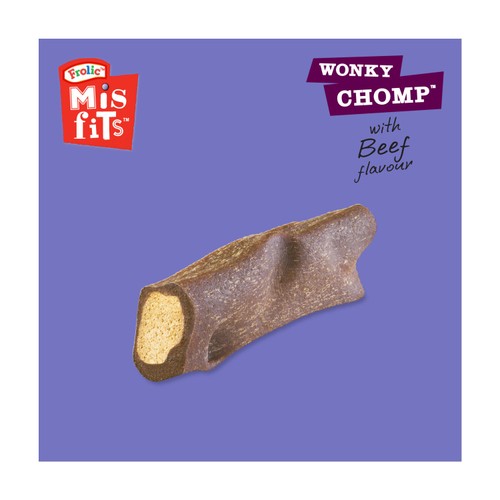 Misfits Wonky Chomp Adult Medium Dog Treats Liver 2 Stick  thumbnail 3
