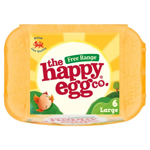 Happy Egg Co. 6 Large Free Range Eggs