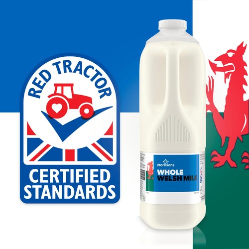 Morrisons Welsh Whole Milk 6 pint thumbnail 3