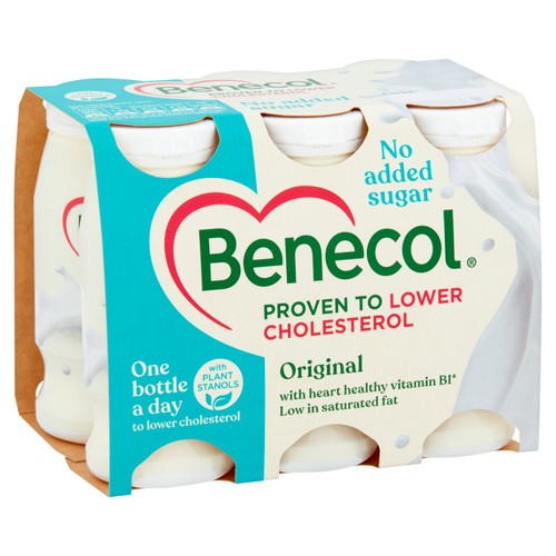 Benecol Original No Added Sugar Yogurt Drink 6 x 67.5g (405g) thumbnail 2