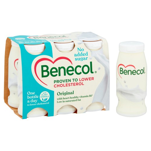 Benecol Original No Added Sugar Yogurt Drink thumbnail 2