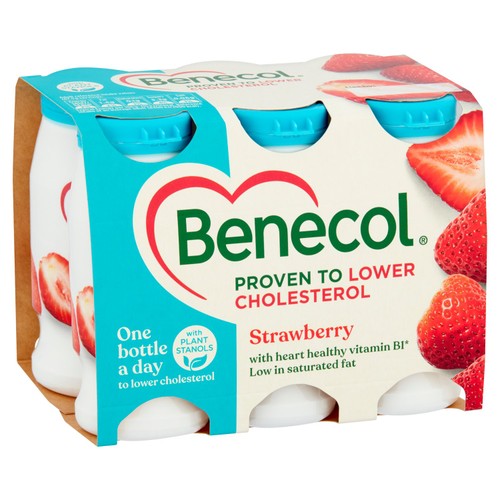 Benecol Strawberry Yogurt Drink thumbnail 2