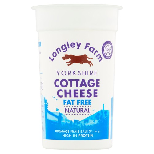 Longley Farm Yorkshire Fat Free Natural Cottage Cheese