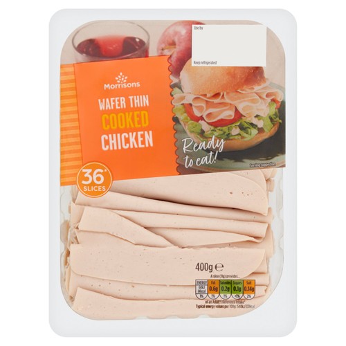 Morrisons Wafer Thin Cooked Chicken 400g