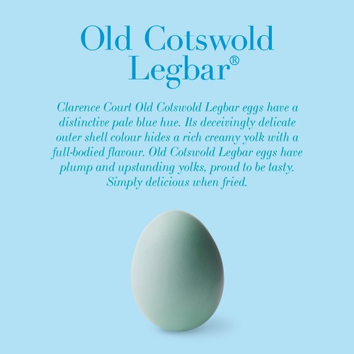 Clarence Court Assorted Cotswold Legbar Eggs 6 pack thumbnail 3