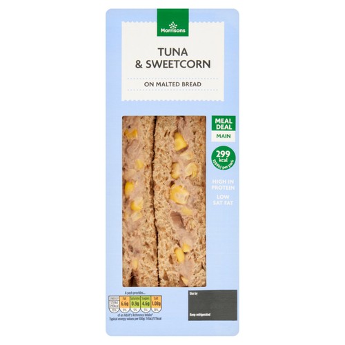 Morrisons Tuna & Sweetcorn Sandwich thumbnail 2