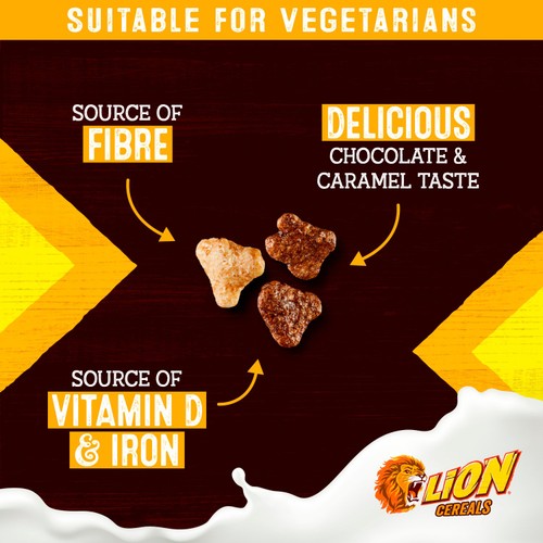Nestle Lion Caramel and Chocolate Cereal 400g thumbnail 2