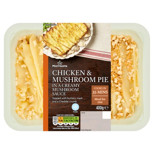 Morrisons Chicken & Mushroom Cumberland Pie