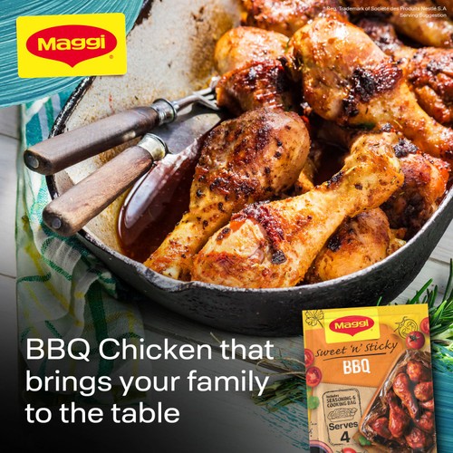 Maggi Juicy Sticky BBQ Chicken Herb and Spice Seasoning Mix thumbnail 4
