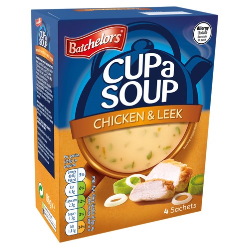 Batchelors Cup a Soup Chicken & Leek 4 Sachets thumbnail 2