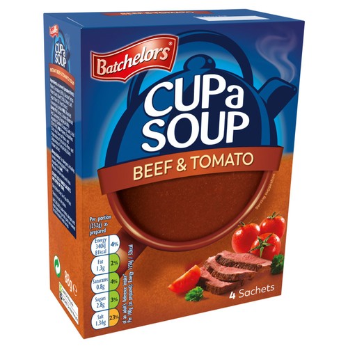 Batchelors Cup a Soup Beef & Tomato 4 Sachets thumbnail 2