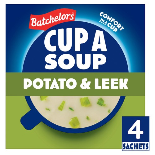 Batchelors Cup a Soup Potato & Leek 4 Sachets