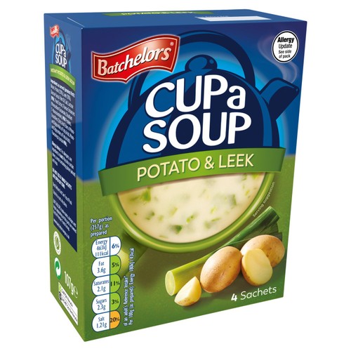 Batchelors Cup a Soup Potato & Leek 4 Sachets thumbnail 2