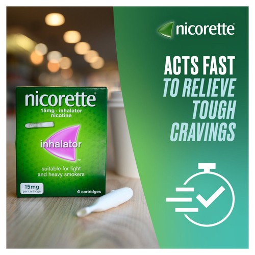 Nicorette 15mg Inhalator (Stop Smoking Aid) thumbnail 2