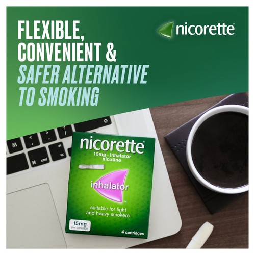 Nicorette 15mg Inhalator (Stop Smoking Aid) thumbnail 3