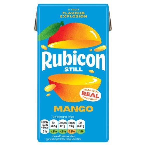 Rubicon Still Mango Drink Carton 288ml