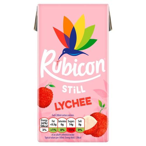 Rubicon Still Lychee Drink Carton 288ml