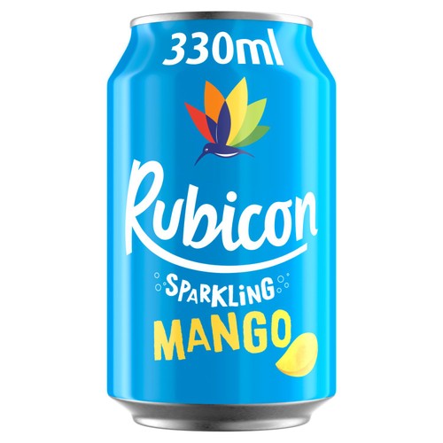 Rubicon Sparkling Mango Soft Drink Can 330ml