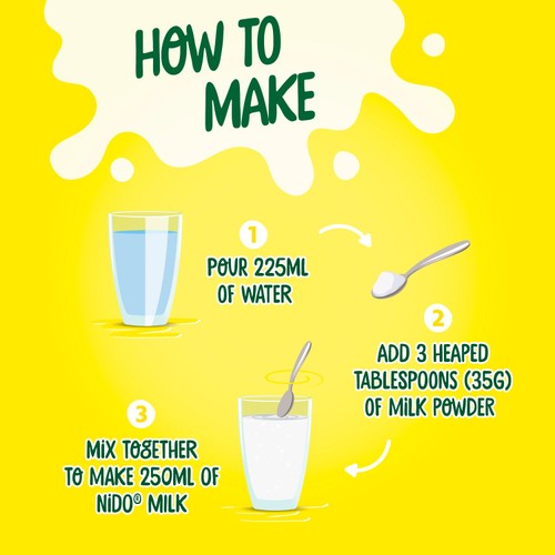 Nido Instant Full Cream Milk Powder 400g thumbnail 3