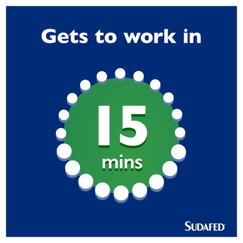 Sudafed Mucus Relief Triple Action Tablets thumbnail 4