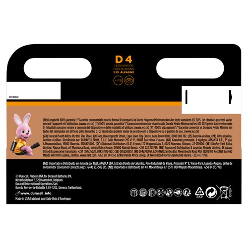 Duracell Plus D Batteries thumbnail 2