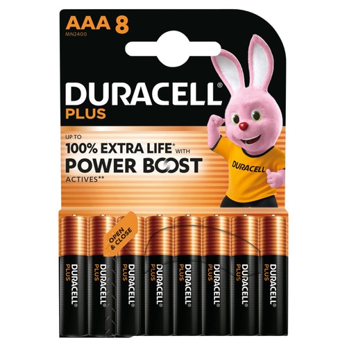 Duracell Plus AAA Alkaline Batteries LR03