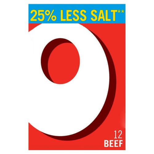 Oxo Reduced Salt Beef Stock 12 Cubes thumbnail 2