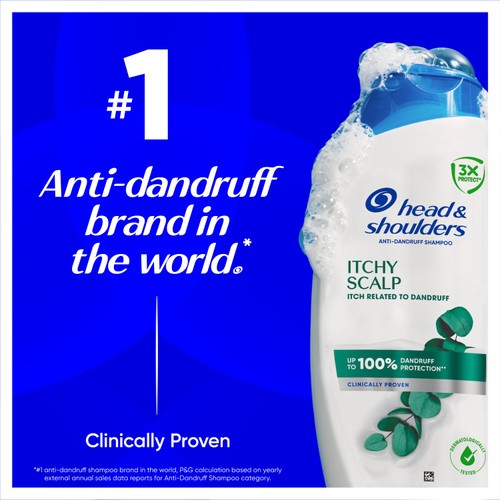 Head and Shoulders Anti Dandruff Shampoo Itchy Scalp thumbnail 2