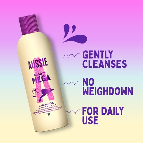 Aussie Mighty Mega Shampoo thumbnail 2