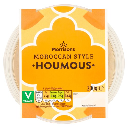 Morrisons Moroccan Style Houmous 200g