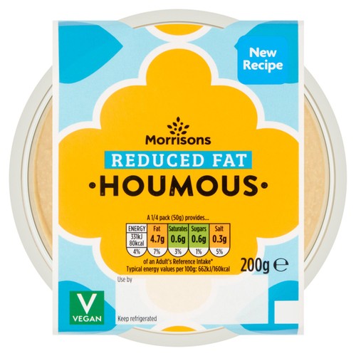 Morrisons 30% Reduced Fat Houmous 200g