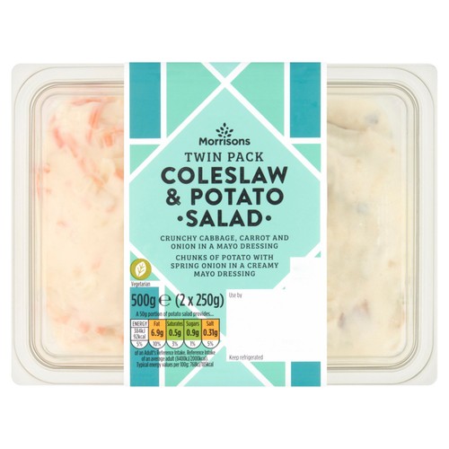  Morrisons Coleslaw & Potato Salad Twin Pack